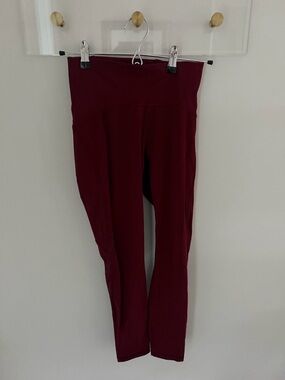 lululemon athletica High-Rise Burgundy Leggings
